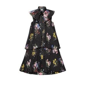 Erdem x H&M Pleated Floral Print Dress